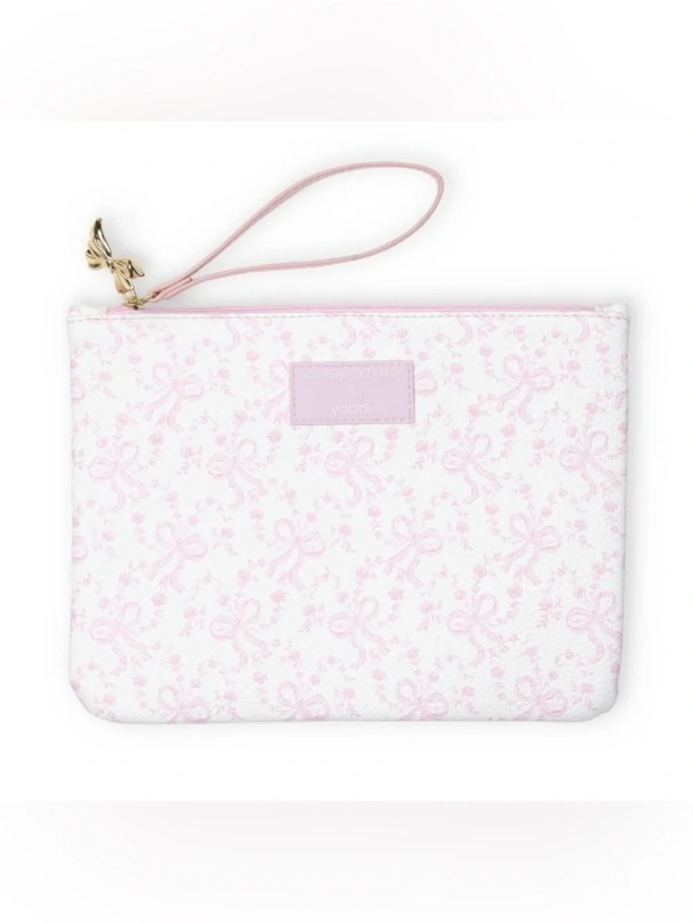 NWT LoveShackFancy × Target - Yoobi Happy Thoughts Pencil Case -coquette bow